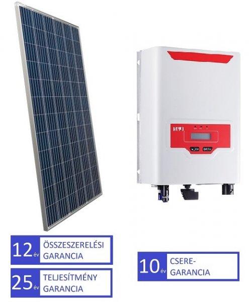 2,1 kW teljes napelem rendszer tervezéssel, kivitelezéssel