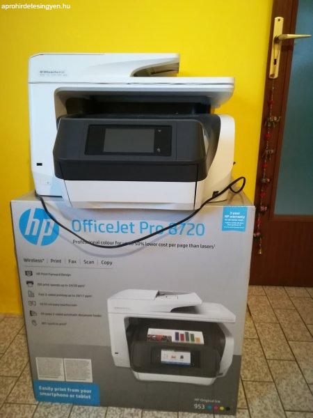 Alig használt garanciális HP 8720 irodai nyomtató eladó