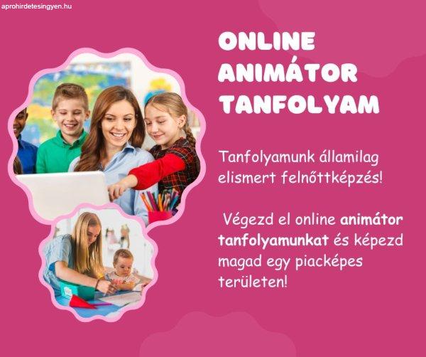 Animátor tanfolyam - Online - Ápr. 30-ig -20%