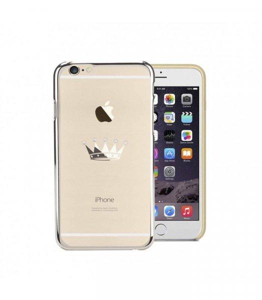 Astrum MC300 keretes korona mintás, Swarovski köves Apple iPhone 6/6S
hátlapvédő ezüst