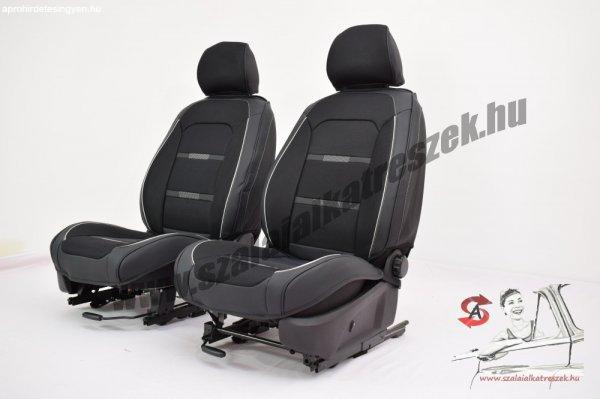 Opel Astra Ii (G) Hatchback Morpheus Bőr/Szövet Méretezett Üléshuzat
-Fekete- 2 Első Ülésre