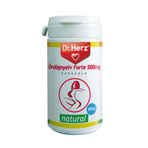 Dr. Herz Glücomannán Ördögnyelv Forte 500 mg kapszula (60 db)