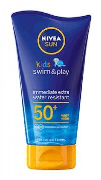 Nivea Kids swim&play naptej F50+ krém, 150 ml