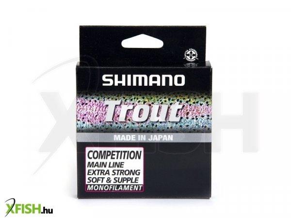 Shimano Line Trout Competition Pisztrángos Monofil Zsinór Piros 150m 0,12mm
1,9Kg