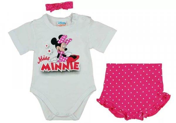 Disney Minnie 3 részes rövidnadrágos baba szett (80)