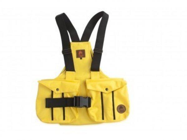 Firedog Dummytartó mellény Trainer M yellow with plastic buckle
