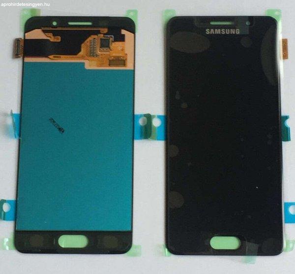 Samsung A310 Galaxy A3 (2016) fekete gyári LCD+érintőpanel