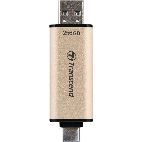 Transcend JetFlash 930C 256GB USB-C/USB 3.2 Gen1 420/400MB/s fekete/arany
pendrive
