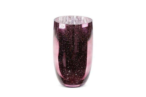 Molly3 üveg váza Rózsaszín 16x28 cm