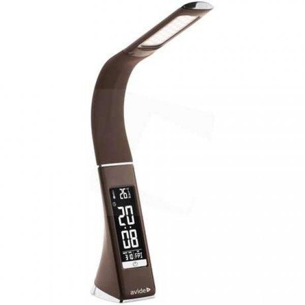 Avide Asztali lámpa led üzleti bőrhatású naptár barna 6w ABLDL-BLC-6W-BR