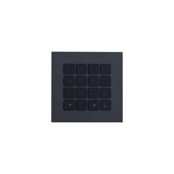 Dahua billentyűzet bővítő modul - VTO4202FB-MK (VTO4202FB moduláris IP
video kaputelefon kültéri egységhez, fekete)