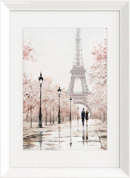 Falikép 50x70 cm, Ejffel torony tájkép, fehér rózsaszín - EIFFEL -
Butopêa