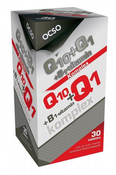 OCSO Q10+Q1 koenzim tabletta – 30 db