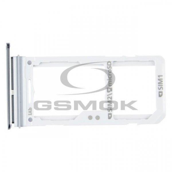 DUAL SIM-kártya és a memóriakártya-tartót SAMSUNG G955 GALAXY S8 PLUS
fekete GH98-40977A [EREDETI]