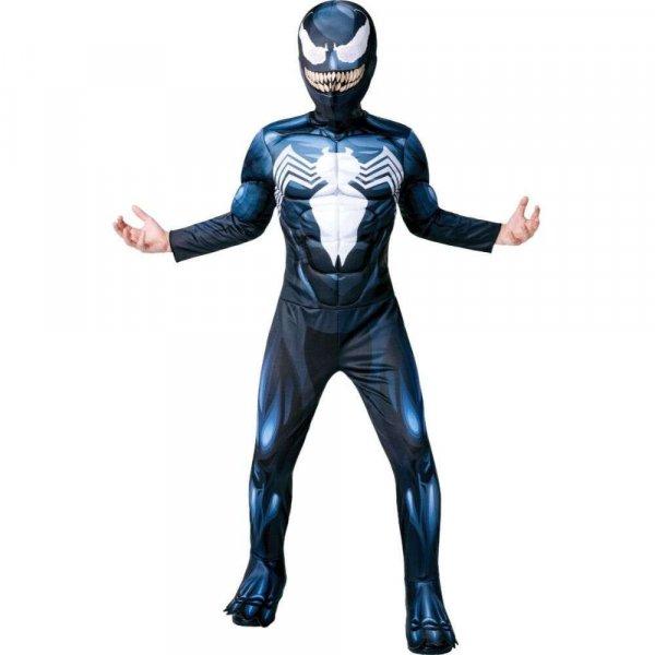 Costum Deluxe Venom cu muschi pentru baiat 130 - 140 cm 8-10 ani