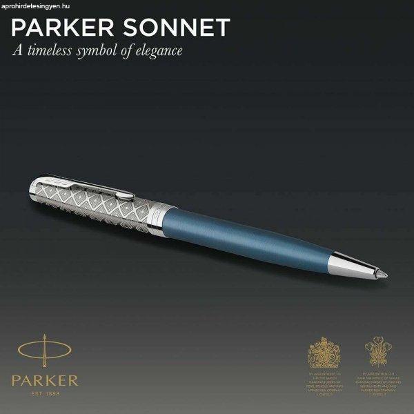 PARKER Royal gtoll Sonnet Premium metál kék, ezüst klipsz 2119649