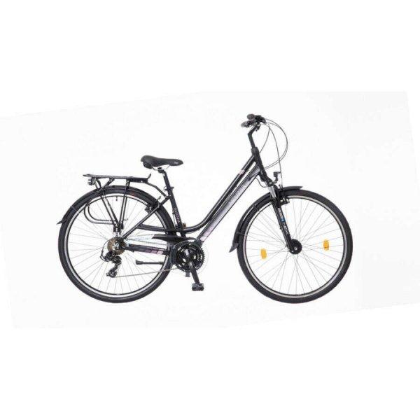 Kerékpár Ravenna 100 nõi fekete rózsaszín 19