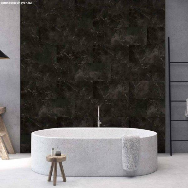 Grosfillex Gx Wall+ 11db fekete márvány falburkoló csempe 30 x 60 cm