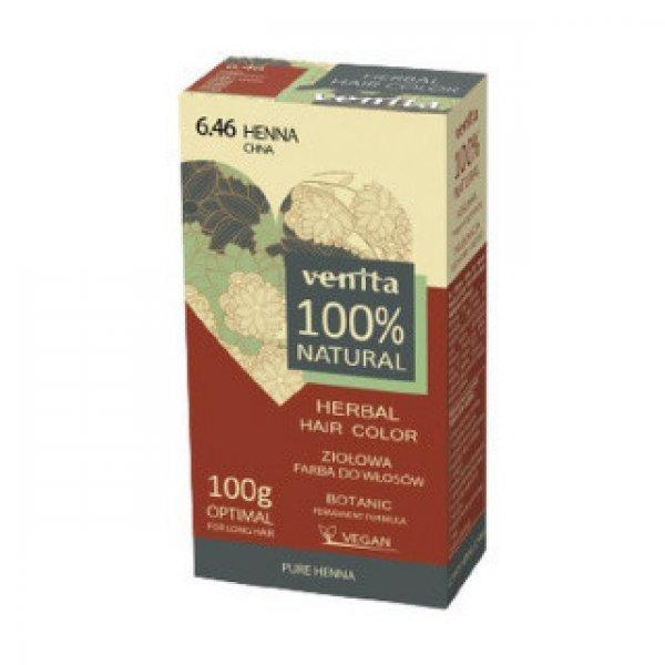 Venita 100% natural gyógynövényes hajfesték 6.46 henna 100 g