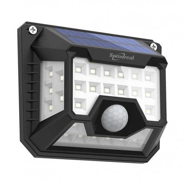 Somoreal SM-OLT3 kültéri napelemes LED lámpa mozgás- és
szürkületérzékelővel, 1200mAh (2 db)