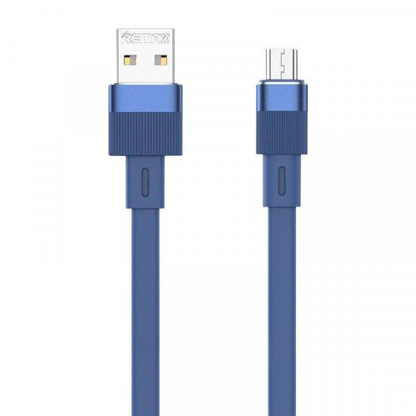 Kábel USB-mikro USB Remax Flushing, RC-C001, 1m, (kék)