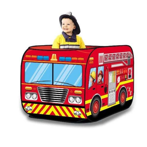 Tűzoltóautó Alakú Játszósátor Gyerekeknek – Könnyen Felállítható
– 112 X 70 X 70 Cm