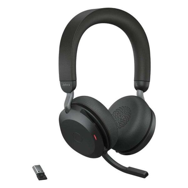 Jabra Evolve2 75 UC Stereo Wireless Headset + Charging Stand Black 27599-989-989
