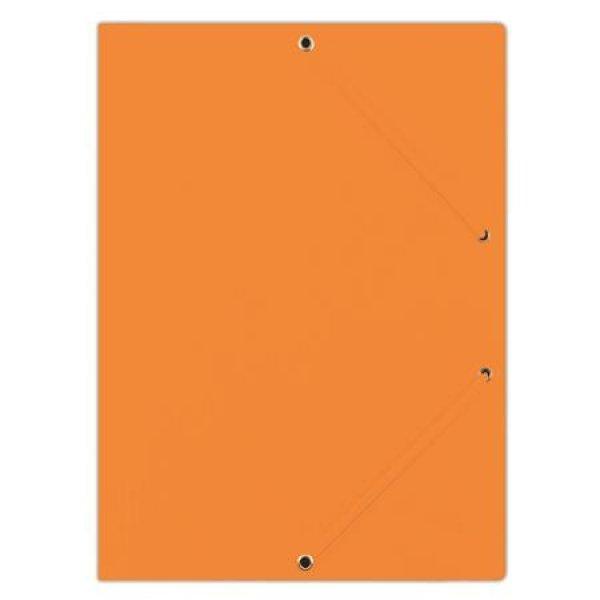 Gumis mappa, prespán, A4, DONAU "Premium", narancssárga