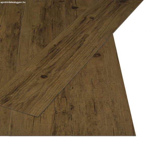 Természetes barna öntapadós pvc padlódeszkák 4,46 m² 3 mm