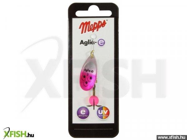 Mepps Aglia-E Papírkártyás Körforgó Villantó | Méret: 2, Szín: Pink,
Tömeg: 4,5 G