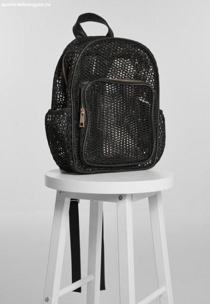 Urban Classics Lady Backpack Mesh Transparent black