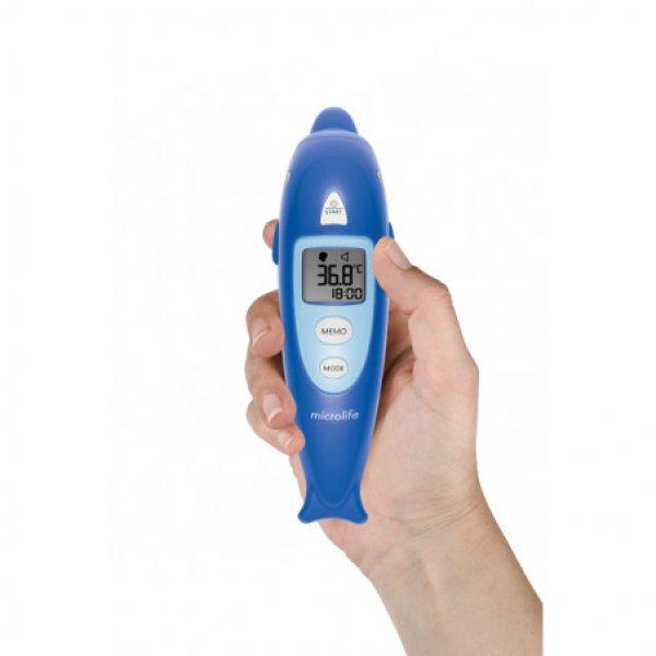 MICROLIFE NC400 infrás hőmérő– Delfin forma babáknak