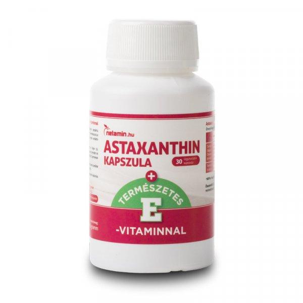 Netamin astaxanthin kapszula természetes e-vitaminnal 30 db