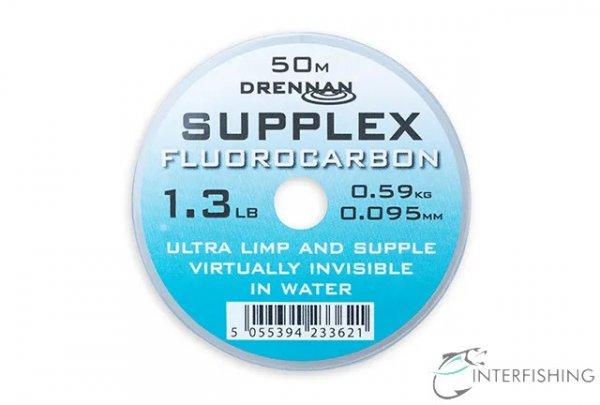 Drennan Supplex Fluocarbon 1.3lb 0.095mm előkezsinór