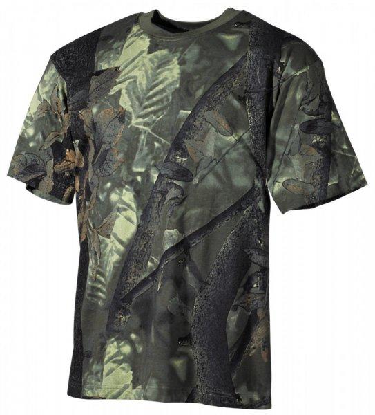 MFH US mintás T-shirt - Hunter green