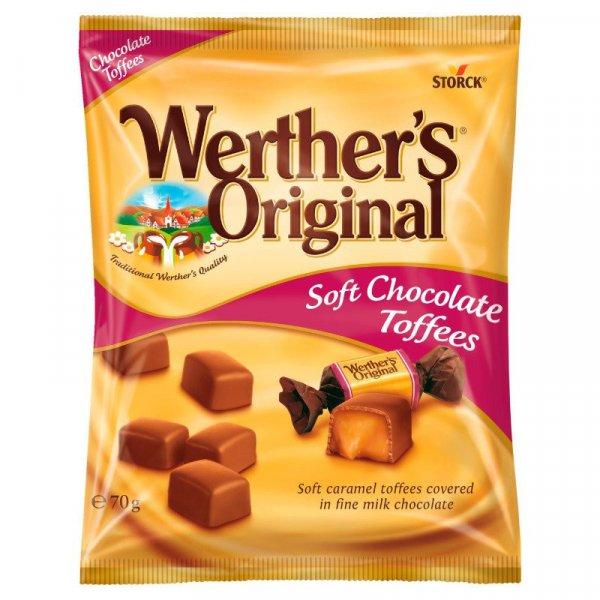 Werther's Original Chocolate Toffee 70g /18/