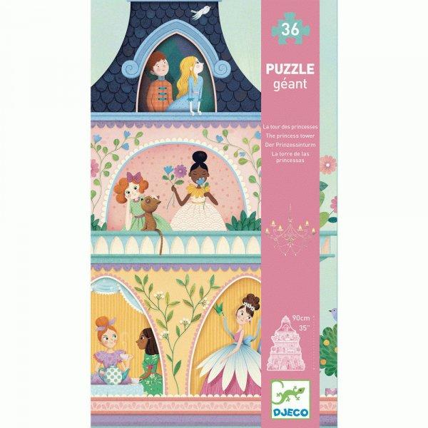 Djeco Óriás puzzle - A hercegnők kastélytornya, 36 db-os - The princess
tower