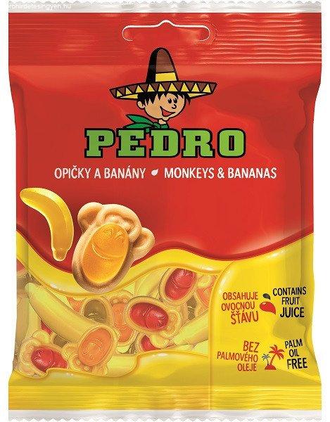 Pedro 80G Monkey&Bananas Gumicukor PEDR1010
