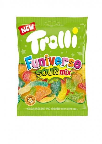 Trolli 100G Funiverse sour mix