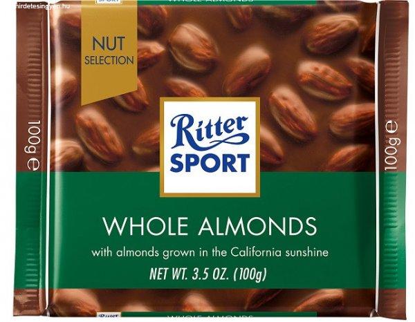 Ritter Sport 100G Whole Almonds