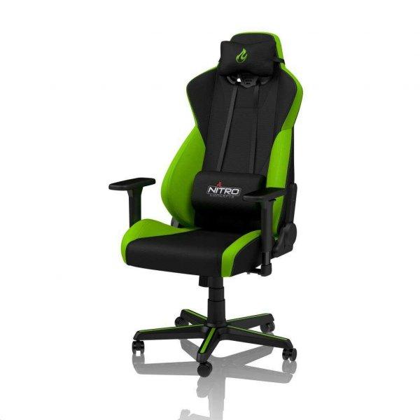 Nitro Concepts S300 Atomic Green gaming szék fekete-zöld (NC-S300-BG)