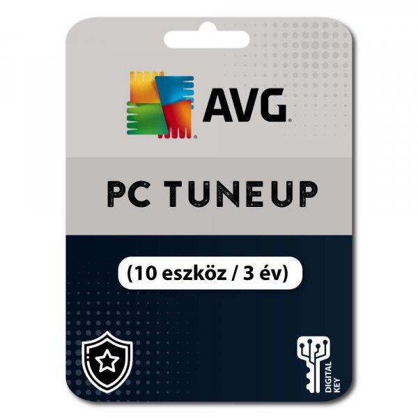 AVG PC TuneUp  (10 eszköz / 3 év) (Elektronikus licenc) 