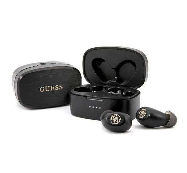 GUESS bluetooth fülhallgató, Sztereo, v5.0, TWS, Fekete