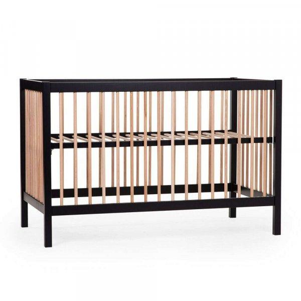 CHILDHOME - COT 97 - Babaágy - 120x60Cm Fekete - Fa