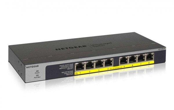 Netgear GS108LP-100EUS 1000Mbps 8 portos switch