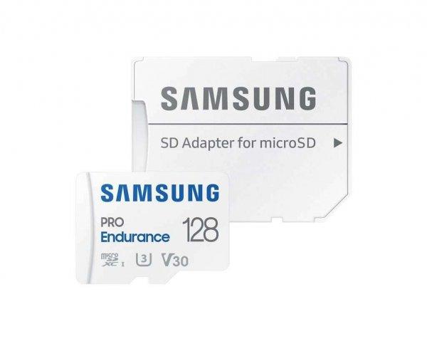 Samsung PRO Endurance 128GB microSDXC U3 V30 + adapter memóriakártya