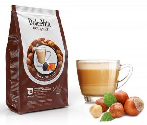 Dolce Vita mogyorós kávé Nespresso 10 kapszula