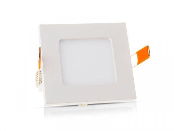 ECO LED panel 3W - természetes fehér - négyzet alakú