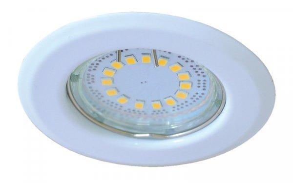 Beépíthető lámpatest spot fényforrásokhoz, fehér max.50W, MR16, D=82mm