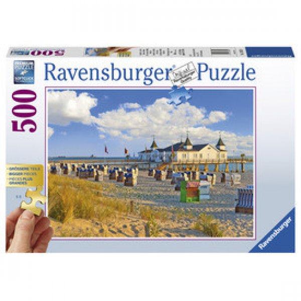 Ravensburger: Puzzle 500 db - Strand, Ahlbeck